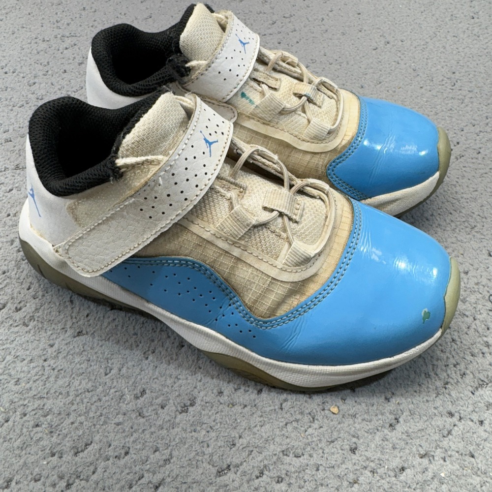 Jordan Air Jordan Shoes Youth Size 13‎ Blue Patent Leather Basketball Sneakers